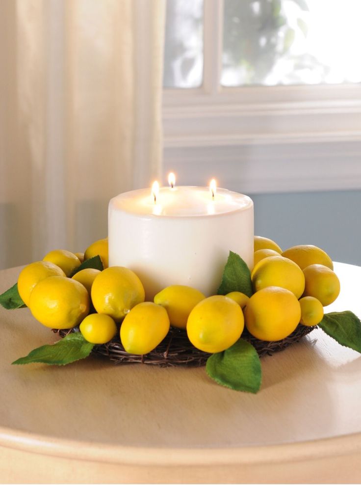 lemon flower arrangements diy